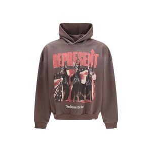 Represent Brown Cotton Men's Sweatshirt